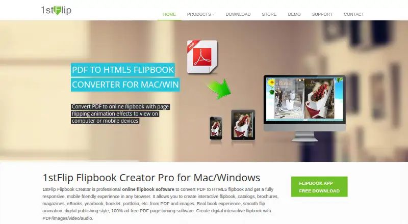 The 1stFlip homepage