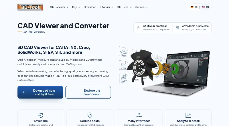 The 3D-Tool homepage