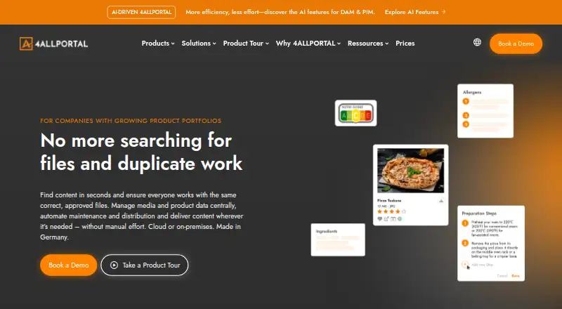 The 4ALLPORTAL homepage