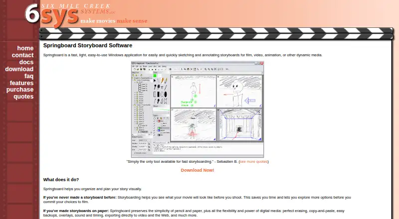 The Springboard homepage