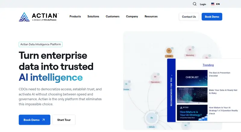 The Zeenea Data Discovery Platform homepage