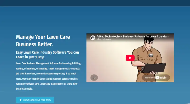 The GroundsKeeper Pro homepage