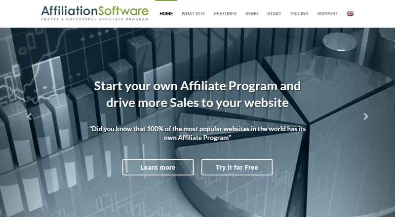 The AffiliationSoftware homepage