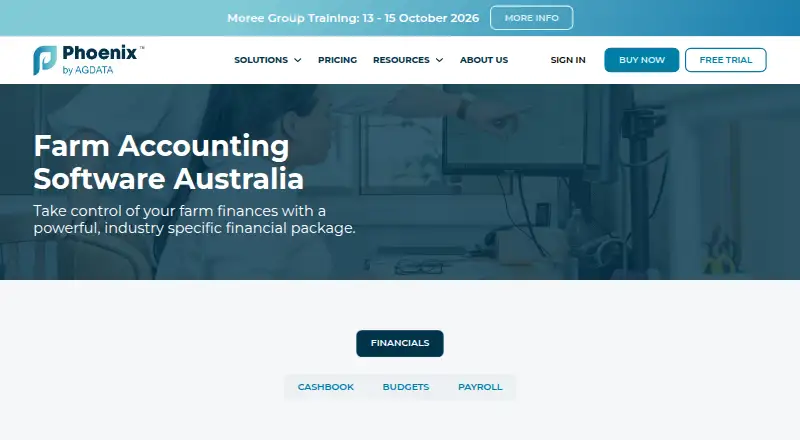 The Phoenix Financials homepage