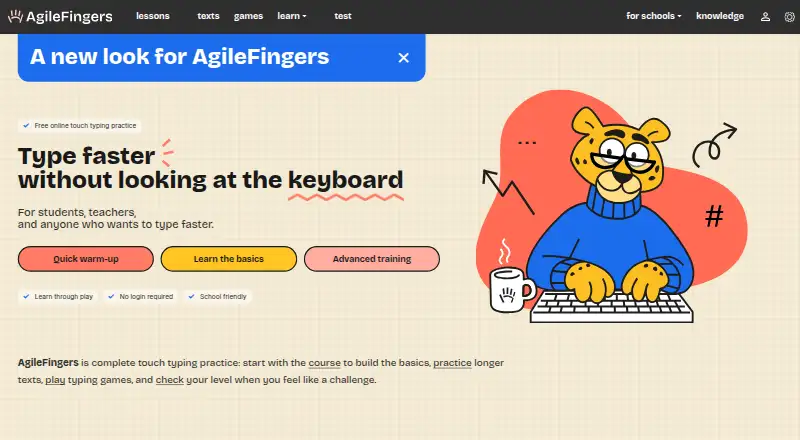The AgileFingers homepage