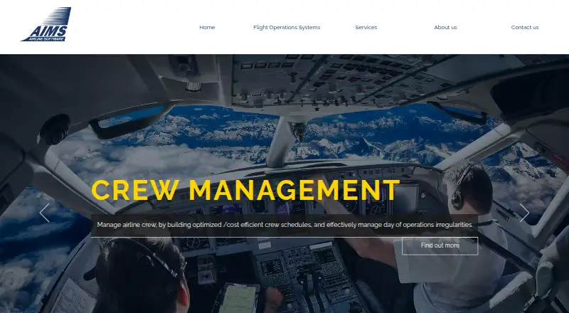 The AIMS homepage