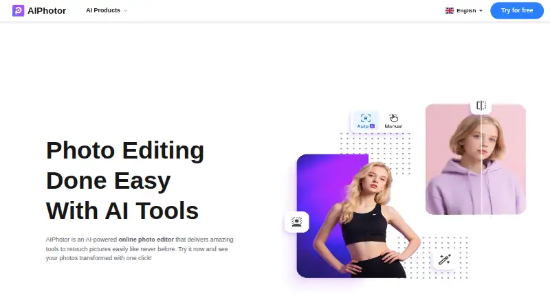 The AIPhotor homepage
