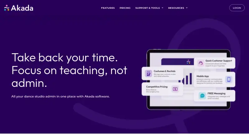 The Akada homepage