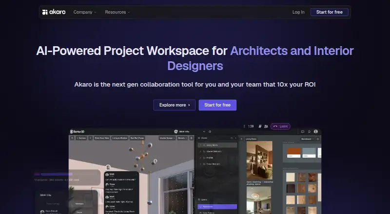 The Akaro homepage