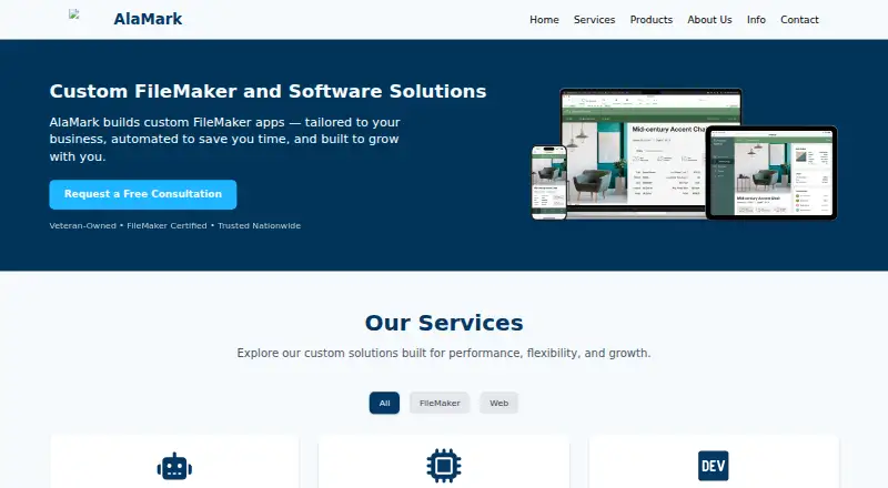 The SupplyConnectPro homepage