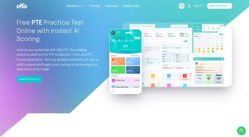 The AlfaPTE homepage
