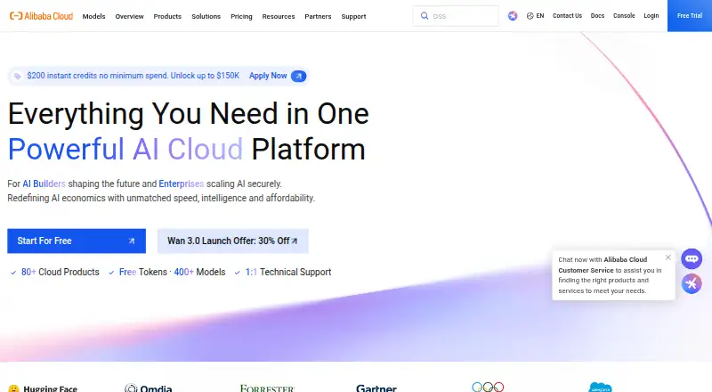 The Alibaba Cloud Backup homepage