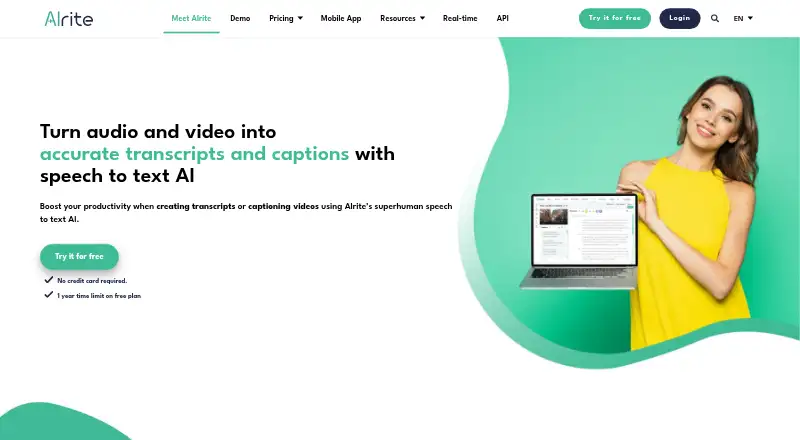 The Alrite homepage