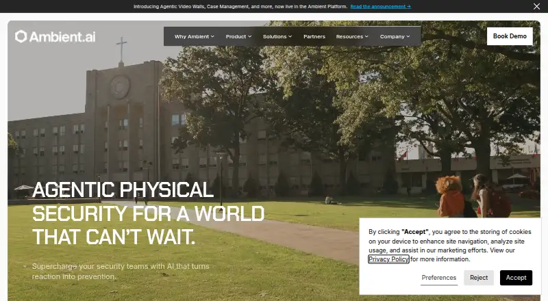 The Ambient Foundation homepage