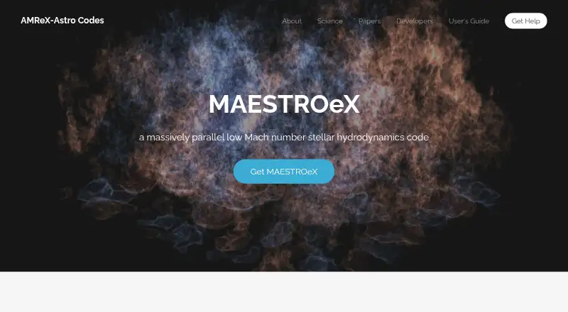 The MAESTROeX homepage