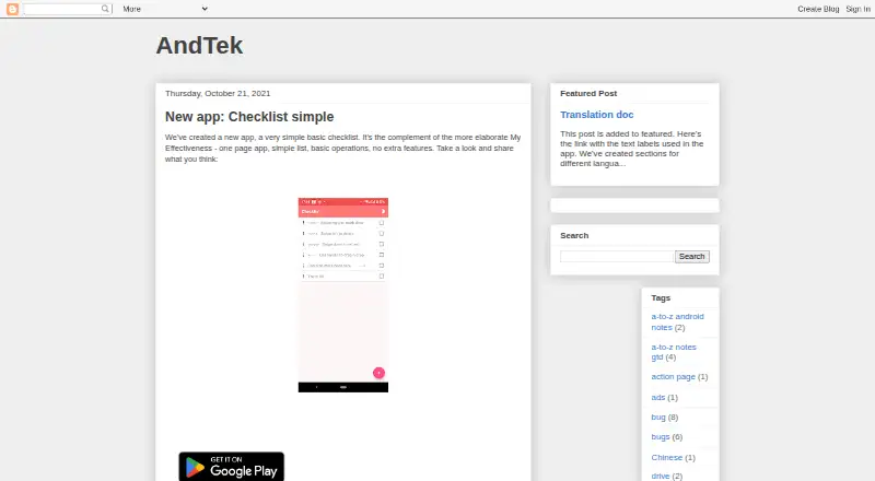 The My Effectiveness Habits homepage