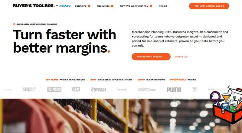 The Buyer's Toolbox homepage