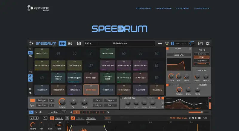 The Speedrum 2 homepage
