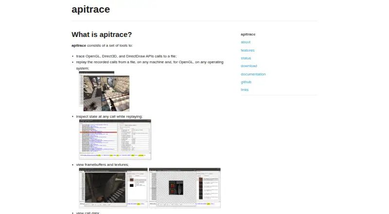 The apitrace homepage