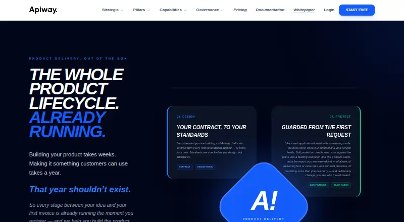 The Apiway homepage