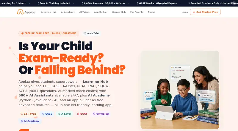 The Applaa homepage