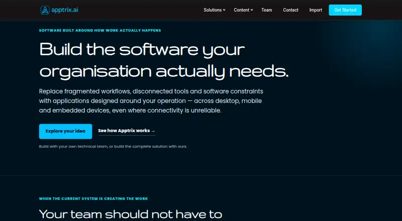 The Apptrix homepage