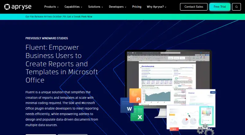 The Fluent by Apryse homepage
