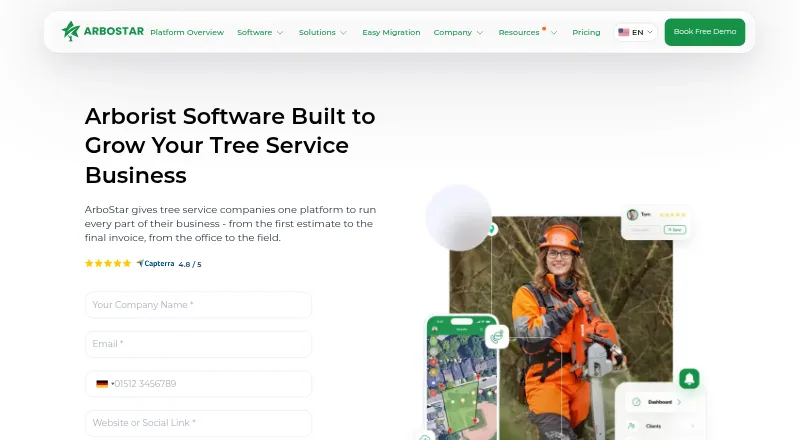 The ArboStar homepage