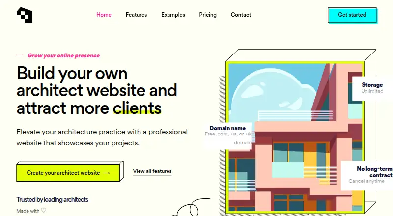 The Architects.pro homepage
