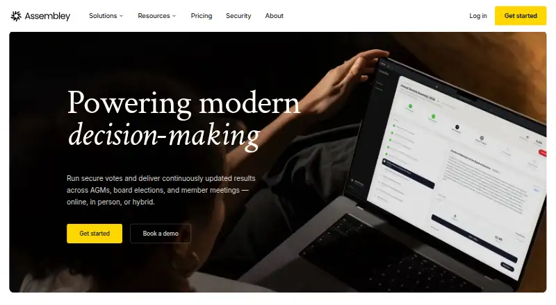 The Assembley homepage