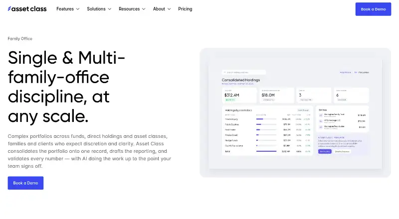 The Asset Class homepage