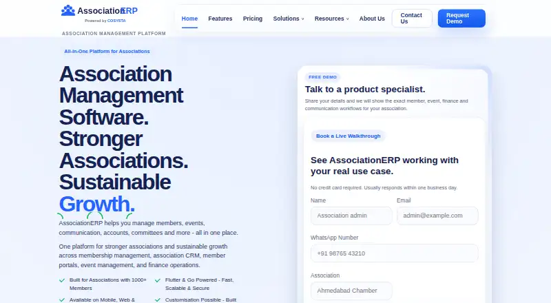 The AssociationERP homepage