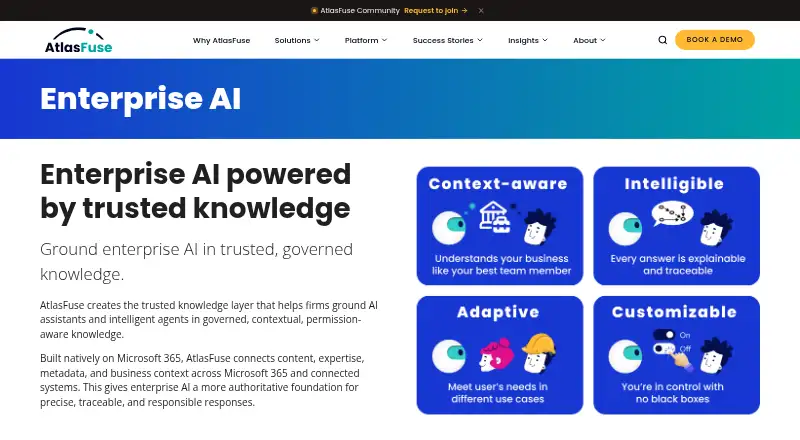The AtlasFuse homepage