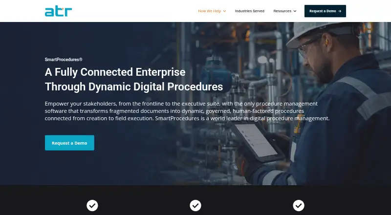 The SmartProcedures homepage