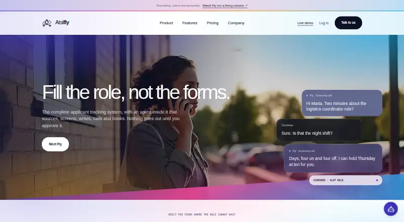 The Atsifly homepage