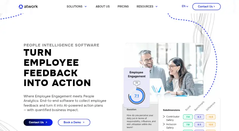 The atwork homepage
