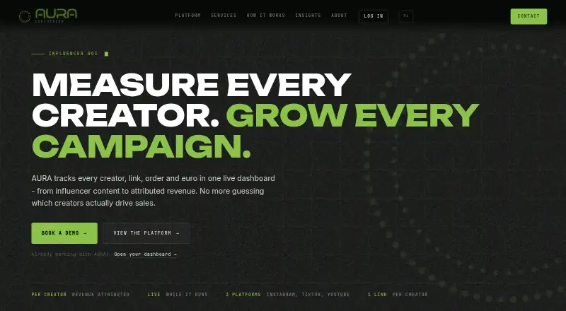 The AURA homepage