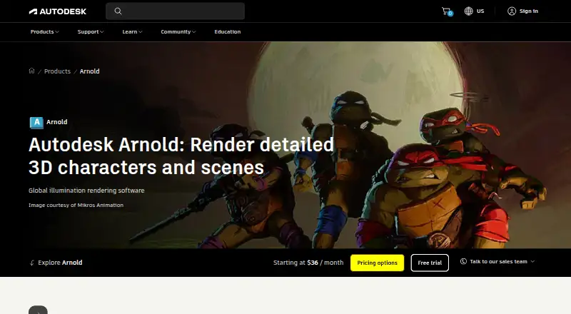 The Arnold homepage