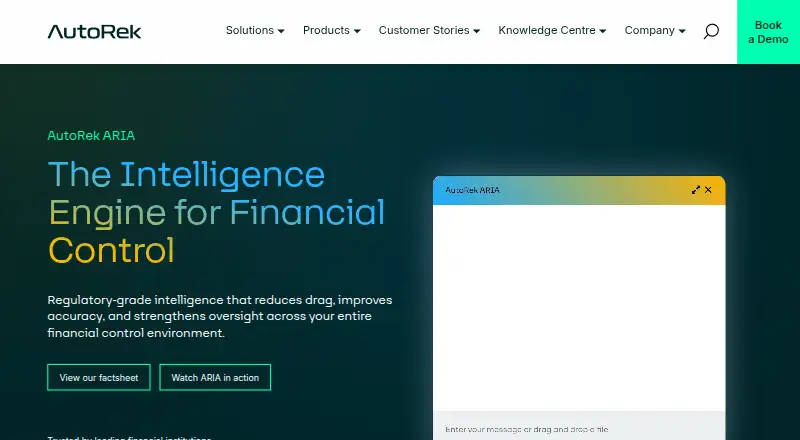The AutoRek homepage