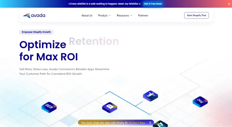 The Avada SEO Suite homepage