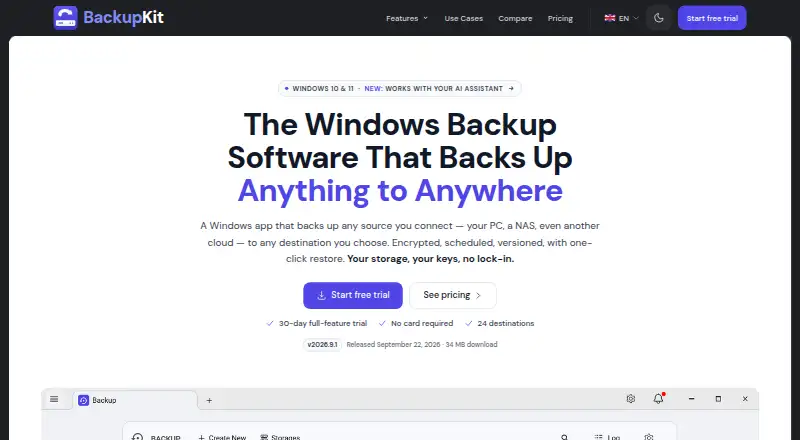 The BackupKit homepage