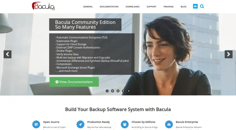 The Bacula Community homepage