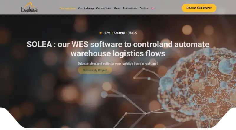 The SOLEA homepage