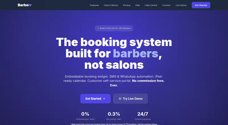 The Barberr homepage