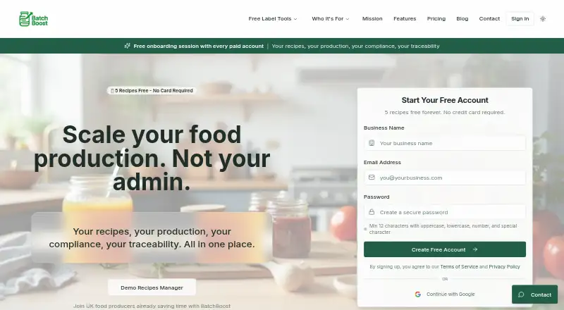 The BatchBoost homepage
