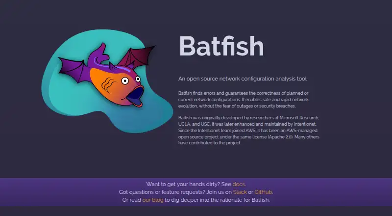 The Batfish homepage