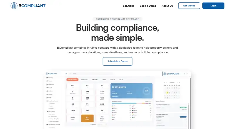 The BCompliant homepage