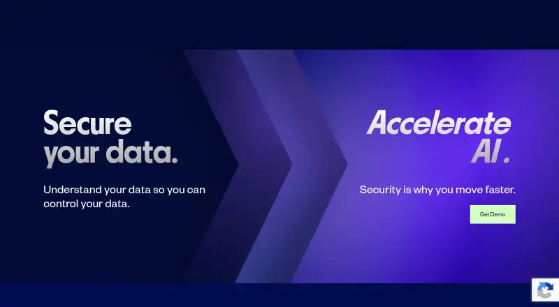 The Bedrock Data Security Platform homepage