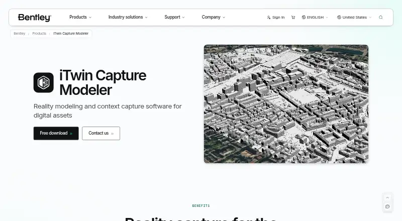 The ContextCapture homepage