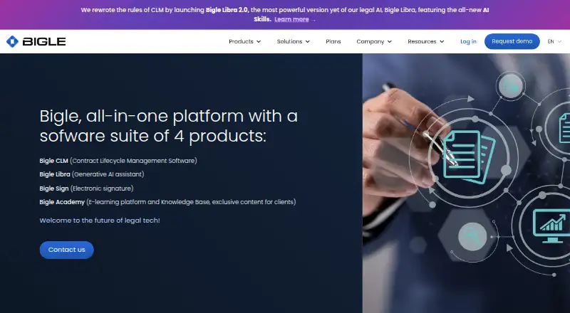 The Bigle CLM homepage